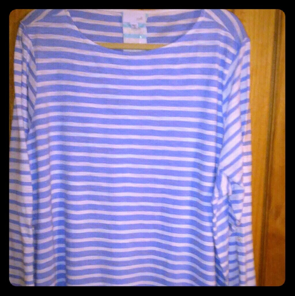 Adorable NWT J Jill striped tunic shirt 3X